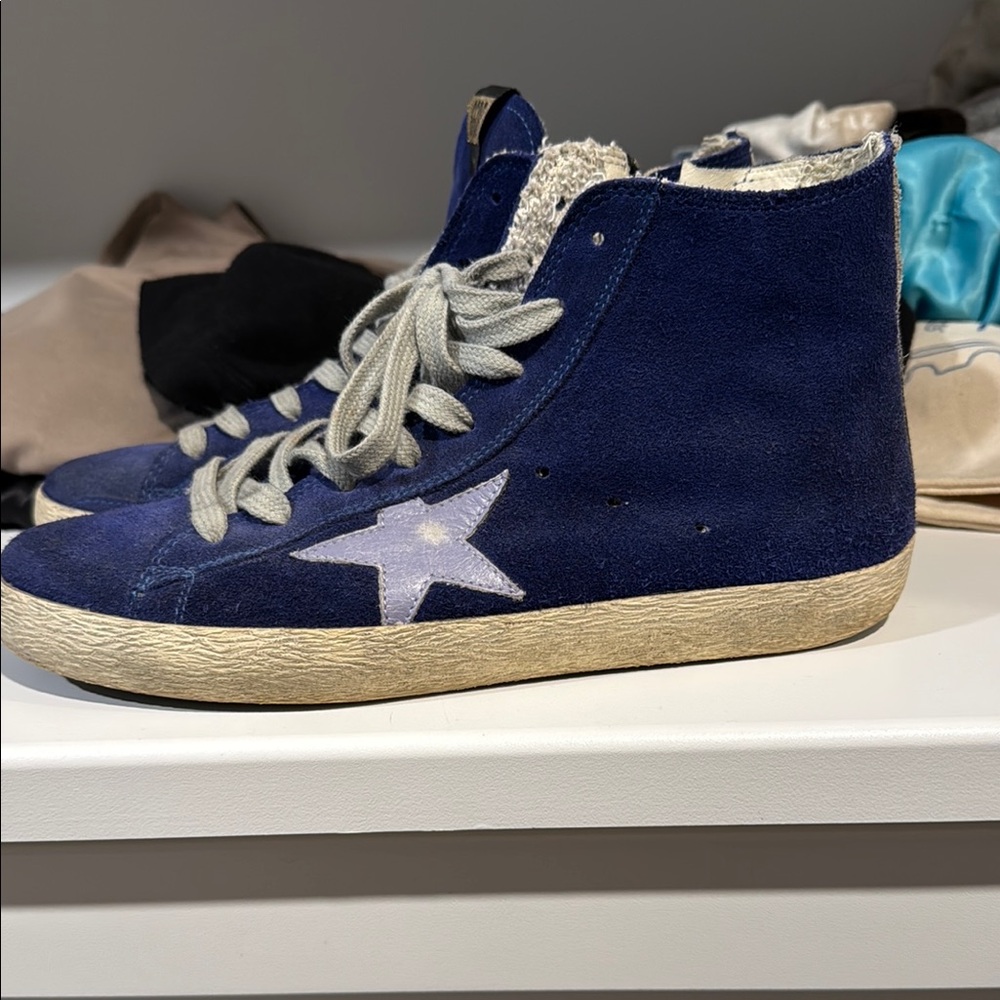 GGDB Francy Blue High-Top Sneakers (38)